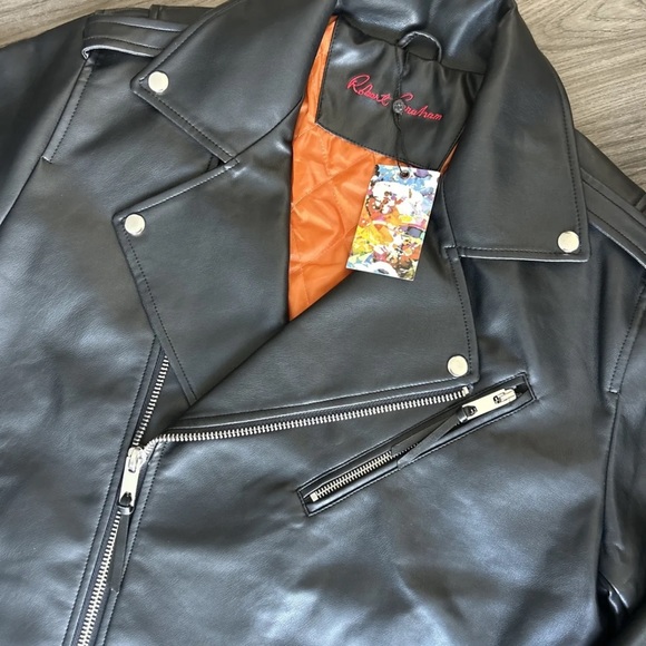 NWT Robert Graham Vegan Leather Jacket - Size Small - Picture 3 of 10